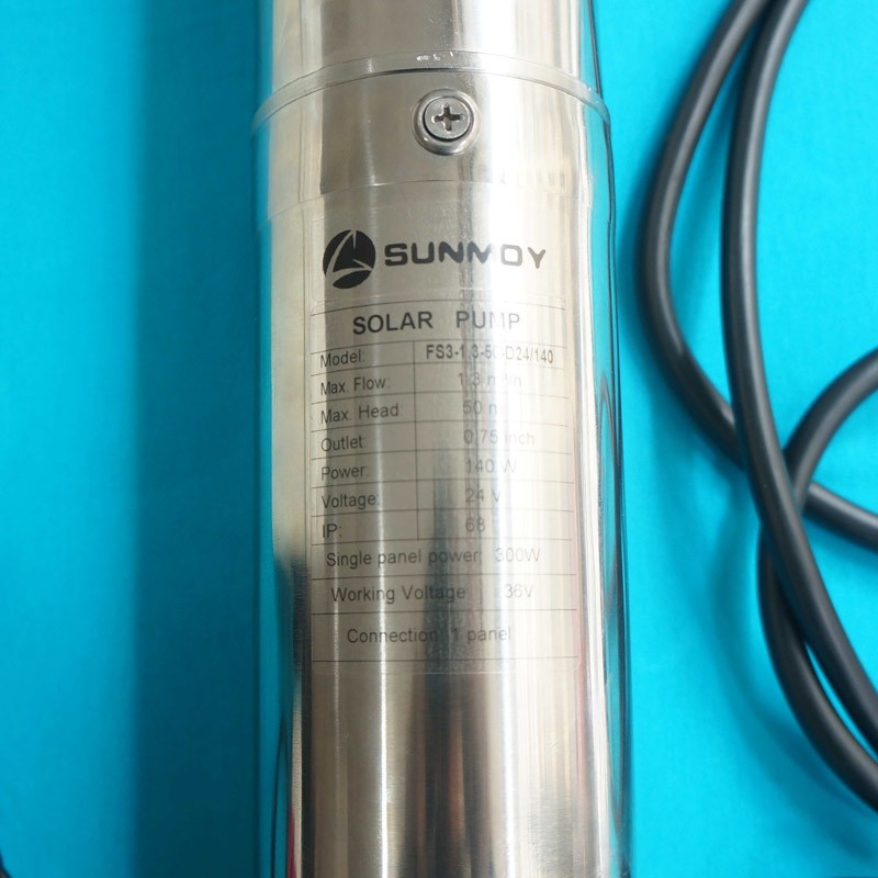Bomba de agua solar FS3