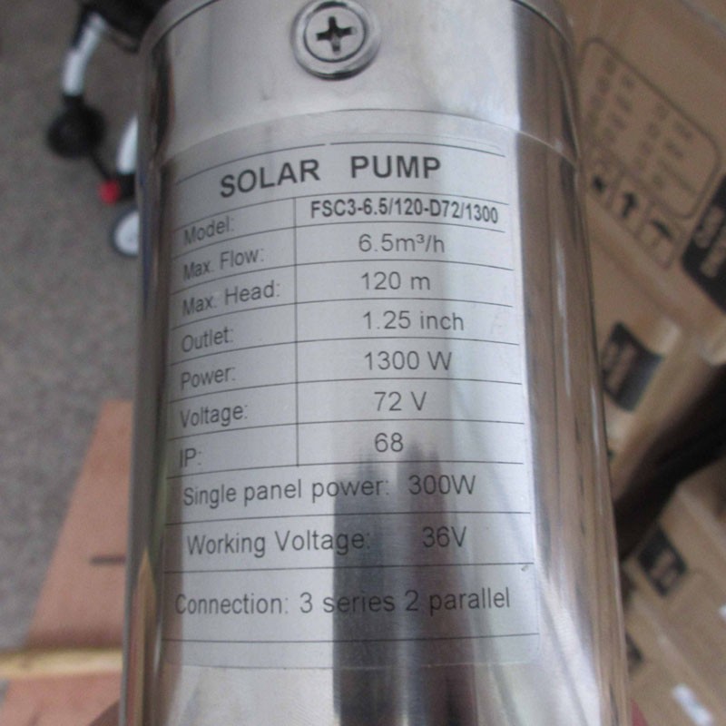 Bomba de agua solar FSC3