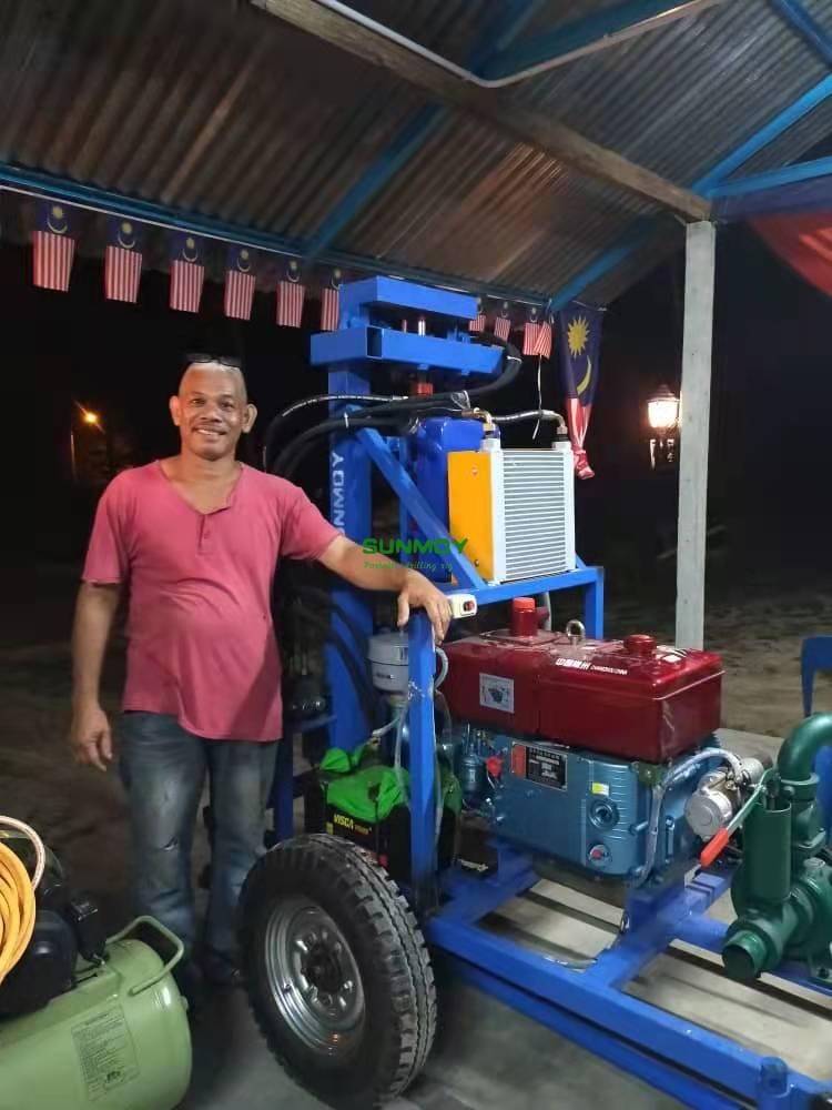 HF260D water well drilling machine in Malaysia