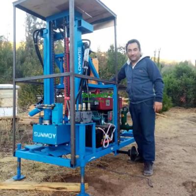 Máquina perforadora de pozos de agua HF260D en El Salvador