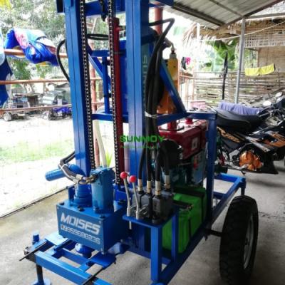HF260D borehole well drilling rig in Philippines