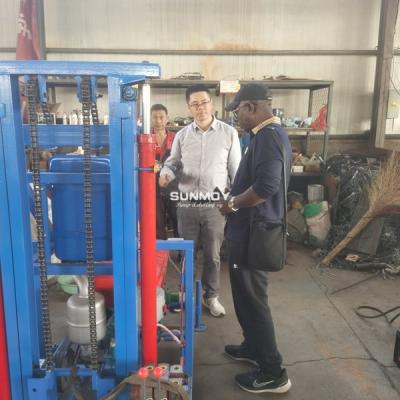 Agentes ghaneses visitan la fábrica de SUNMOY DRILLING RIG - 231115
