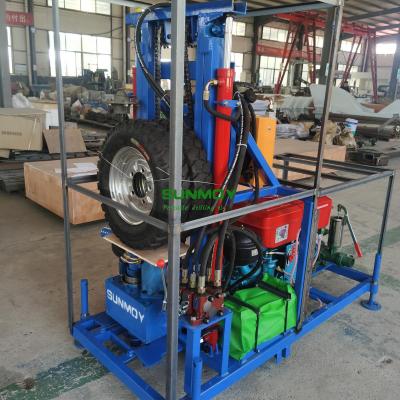 Sunmoy HF300D water borehole well drilling rig is delivered to EL SALVADOR
