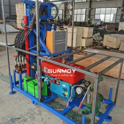 SUNMOY HF300D-150 water borehole well drilling rig is delivered to Mexico
