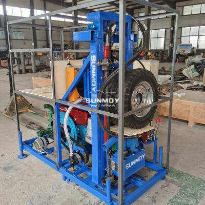 HF260D water well drilling rig and gasoline mud pump is delivered to England.