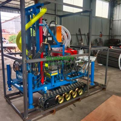 SUNMOY HC300D crawler water well drilling rig is delivered to Guatemala