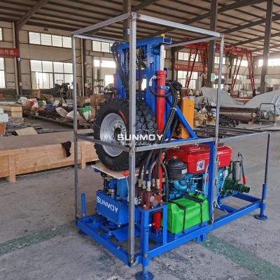 Se entrega una perforadora SUNMOY HF300D con bombas de agua a Jorge Roberto Barbeito en Argentina.